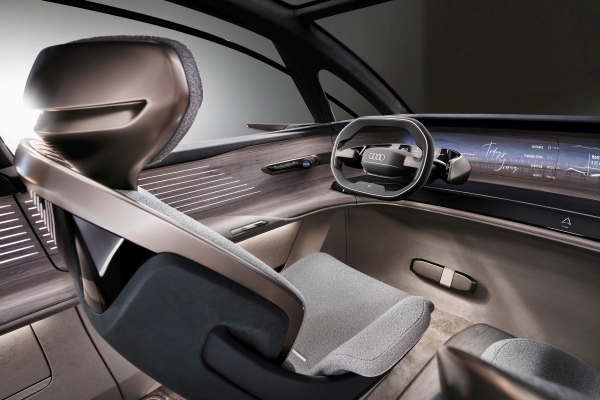 the Audi Urbansphere is a self-driving luxury EV MPV designed for Asia ...