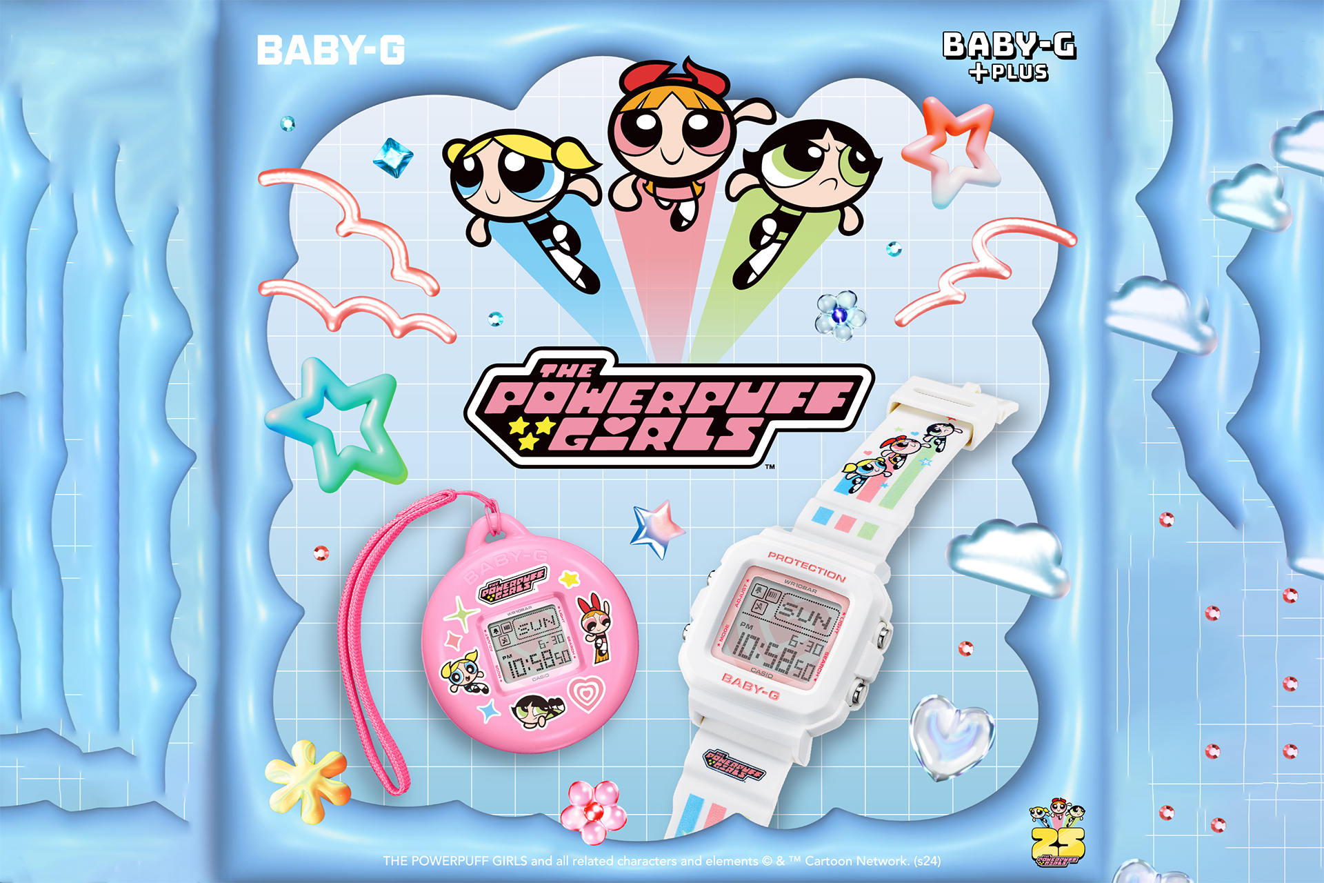 全品送料0円 Casio Unveils Limited Edition Powerpuff Girls Baby-G Watch 時計