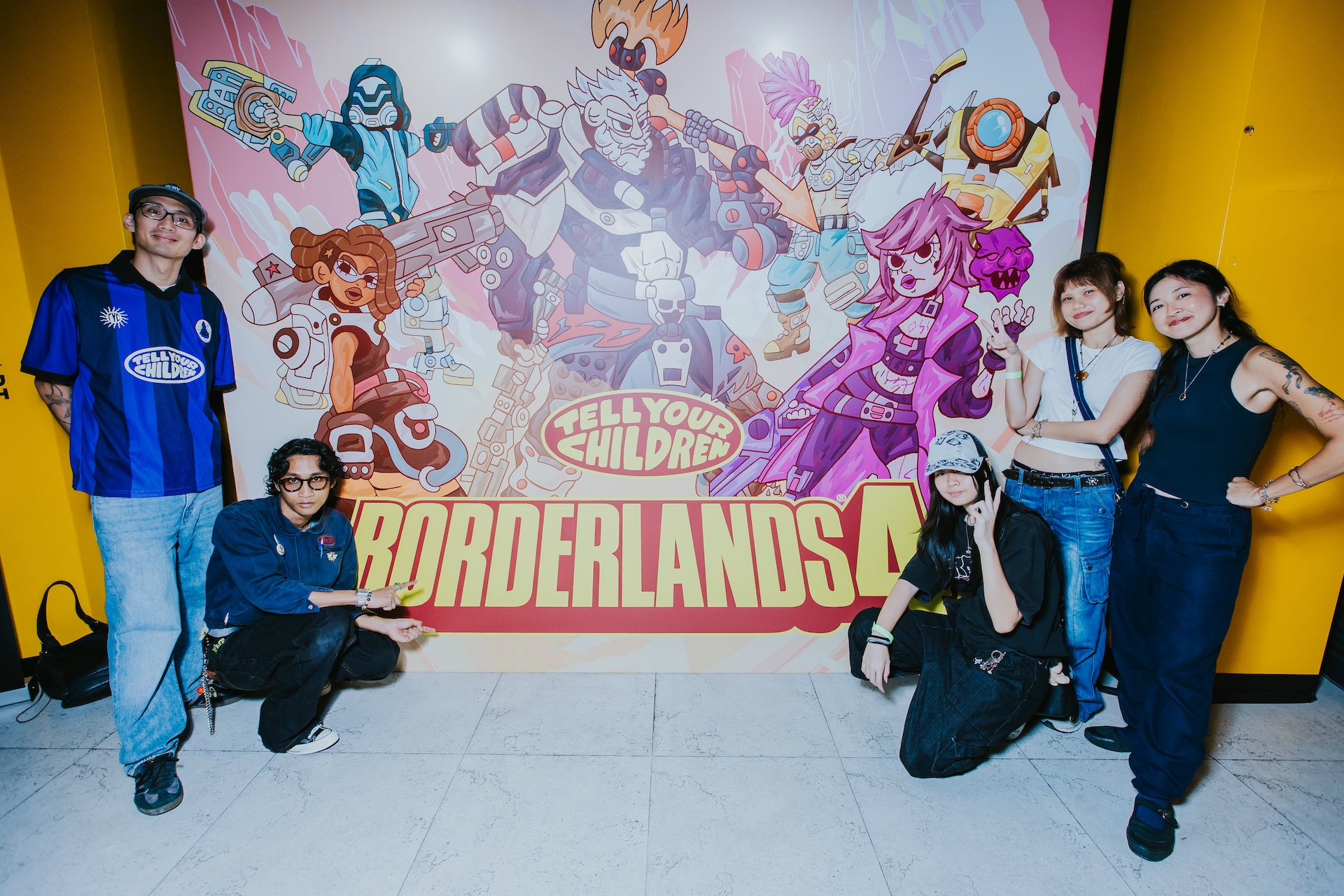 Tell Your Children team at the launch of Borderlands 4