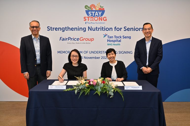 FairPrice Group and Tan Tock Seng Hospital Team Up to Close Singapore’s Senior Nutrition Gap