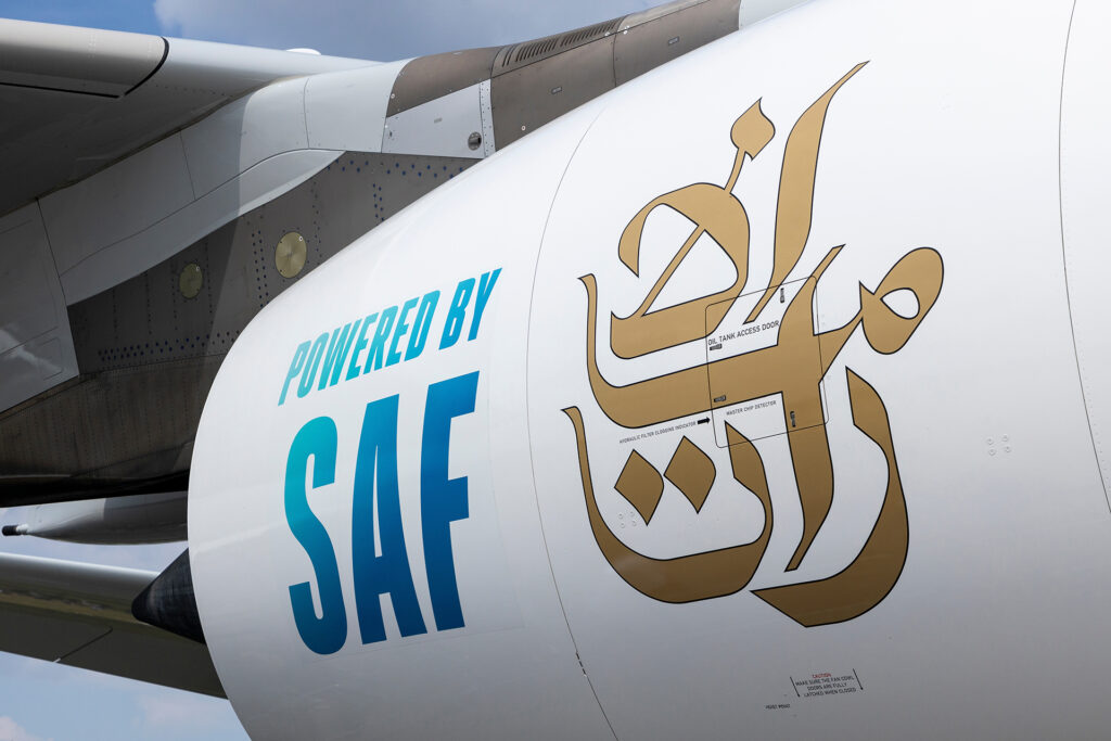 Airbus sustainable aviation fuel (SAF)