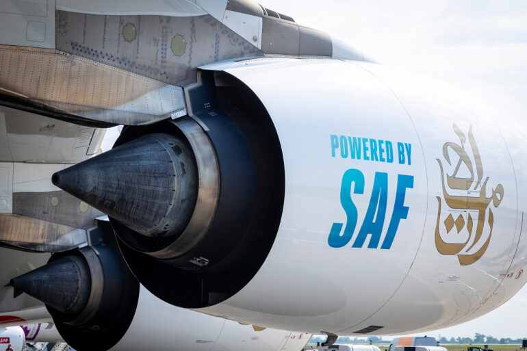 Airbus sustainable aviation fuel (SAF)